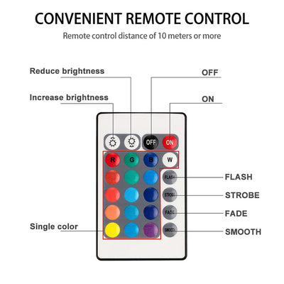 Luz LED Sumergible para Piscina con Control Remoto 21 Botones - Image 13