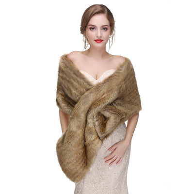 Estola de Piel de Zorro para Novia - Chal Elegante Invierno - Image 9