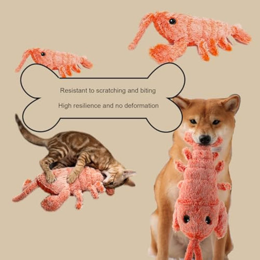 Juguete Langosta Saltarina para Gatos y Perros Pequeños - Juguete Interactivo Recargable USB - Image 4
