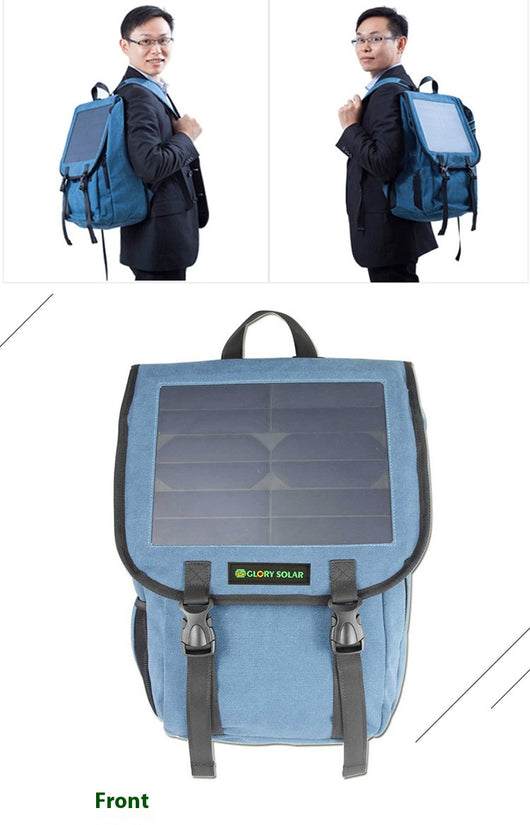 Mochila para Laptop Solar con Gran Capacidad Resistente para Aventuras - Image 15