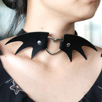 Collar Gótico Punk de Cuero PU - Estilo Devil Clavícula - Image 25