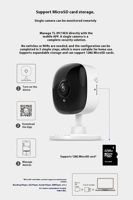 Cámara IP Inalámbrica HD con Visión Nocturna y Ángulo Ultra Amplio - Image 6