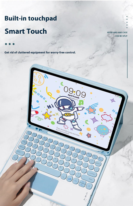 Funda Magnética de Cuero para Teclado con Ranura para Lápiz - Image 30