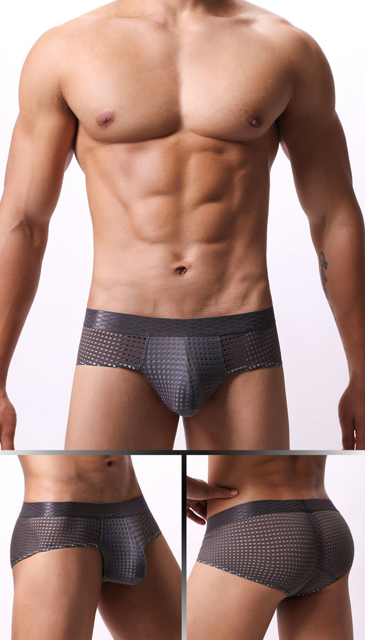 Calzoncillos Tipo Boxer de Malla Cintura Baja para Hombre - Image 39