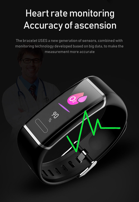 Pulsera Inteligente CT6 con Pantalla a Color y Sensor de Movimiento - Image 20