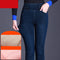 Women's Thick Velvet High-Waisted Stretch Jeans
