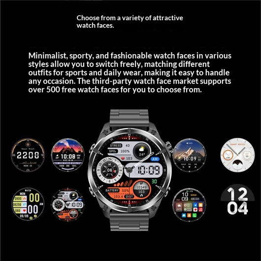 Smartwatch Deportivo con Lámpara Integrada para Running y Senderismo - Image 8