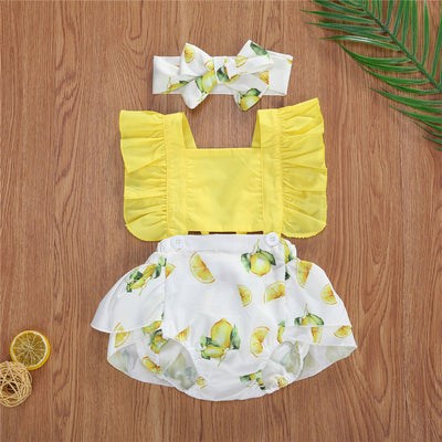 Vestido Infantil Estampado Limón - Diseño Fresco para el Verano - Image 9