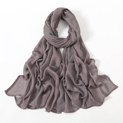 Pañuelo Modal Rayon Malayo Indonesio Colores Sólidos Transpirable - Image 22