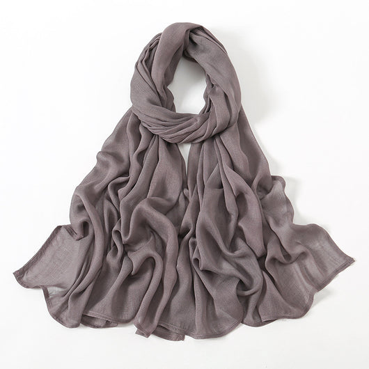 Pañuelo Modal Rayon Malayo Indonesio Colores Sólidos Transpirable - Image 22