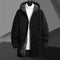 Men's Fleece Lined Hooded Cardigan Sweatshirt - Mid-weight Coat