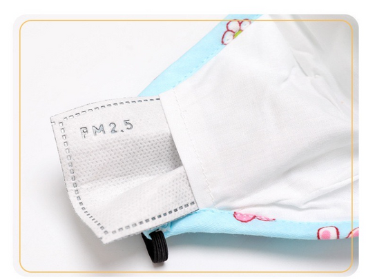Mascarilla Infantil de Algodón con Válvula PM2.5 para Primavera y Otoño - Image 19