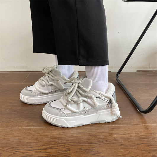 Zapatillas Plataforma Estilo Coreano para Mujer - Dad Shoes Versátiles