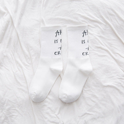 Calcetines de Algodón con Mensaje Artístico - Image 10