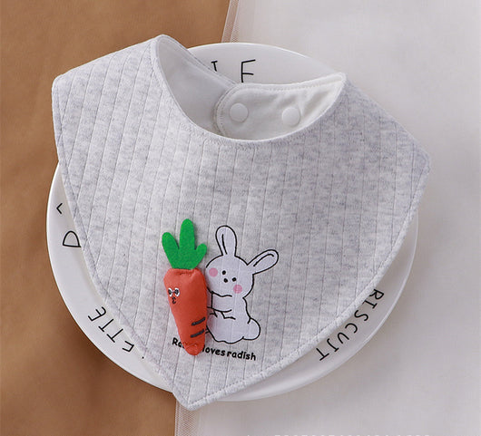 Babero de Algodón Suave para Bebé con Diseño de Dibujos Animados - Image 24