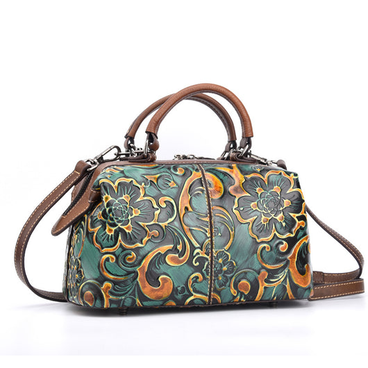 Bolso de Mano Personalizado en Cuero Genuino con Grabado Artesanal - Image 8