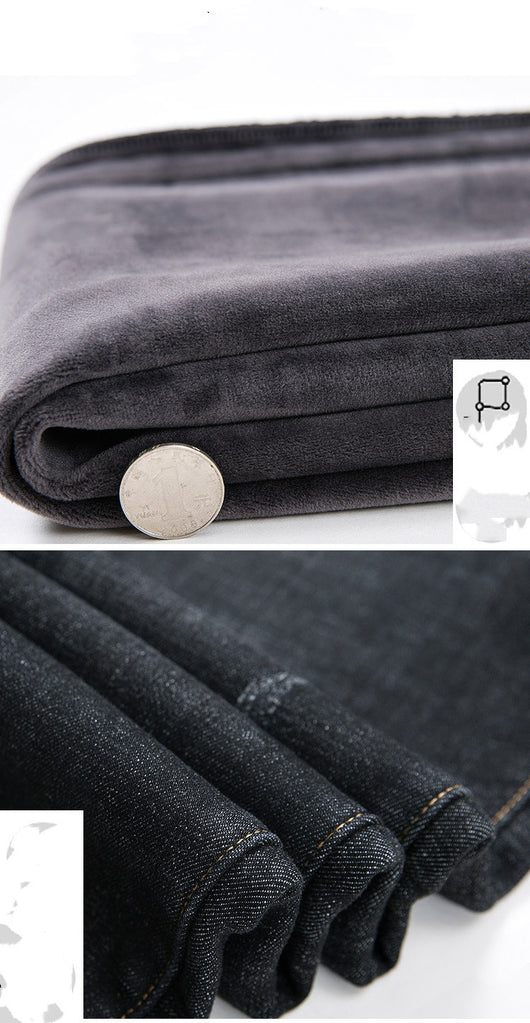 Jeans de Invierno Gruesos y Acolchados para Mujer - Image 14