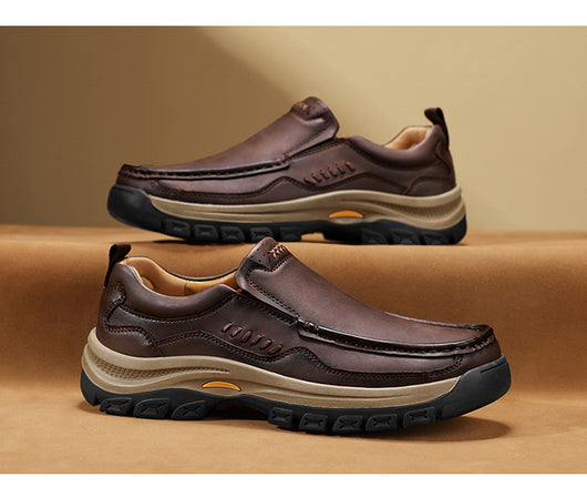 Zapatos de Cuero Casual Estilo Británico para Senderismo y Outdoor - Image 24