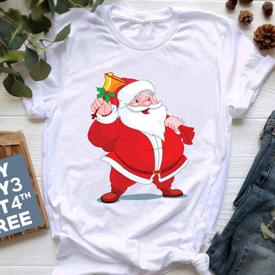 Playera Navideña con Estampado de Reno para Mujer - Image 3