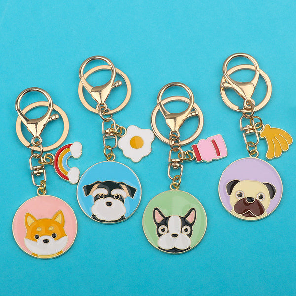 Llavero de Pareja con Dije Personalizado de Diseño Exclusivo