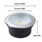 Luz Quente 80mm 6W 6 Peças