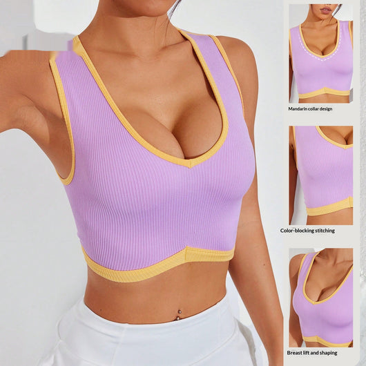 Top Deportivo para Mujer con Espalda Descubierta, Tirantes de Yoga y Soporte Absorbente - Image 3