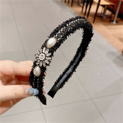 Diadema y Aro para Cabello con Borde Perforado y Cuentas - Image 16