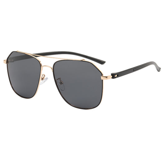 Gafas de Sol Aviador con Doble Puente Marco Grande - Image 9