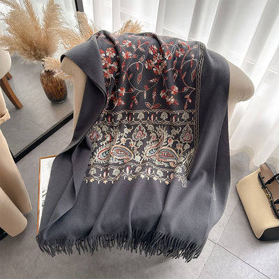 Chal Bordado Étnico para Mujer - Diseño Tradicional - Image 7