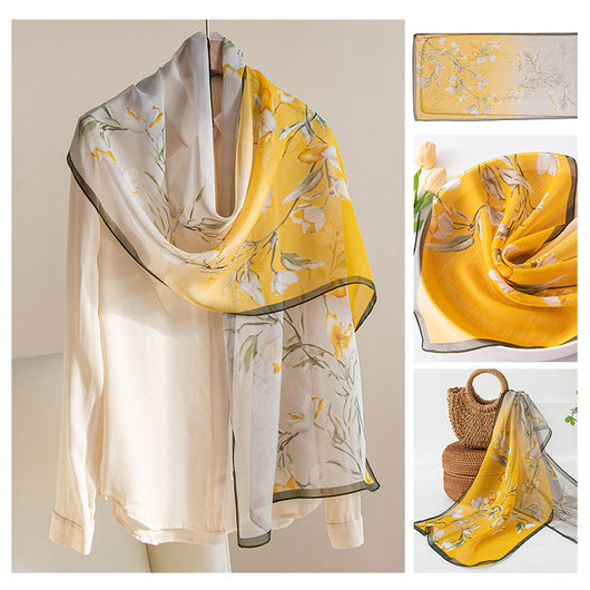 Pañuelo de Seda Mulberry Estampado para Mujer - Image 12