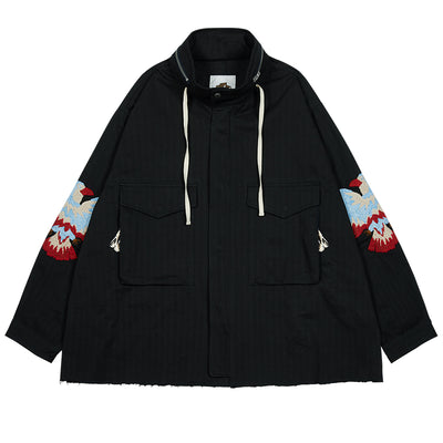 Chaqueta de Trabajo Suelta con Bolsillos - Image 5