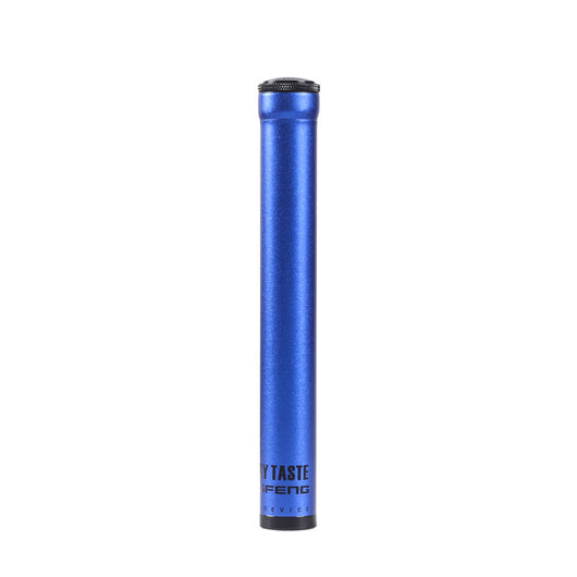 Red portable travel tube made of aluminum alloy with black caps and "RY TASTE JIFENG DEVICE" text. - Image 13
