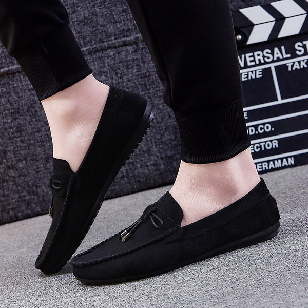Zapatos Casuales para Hombre con Diseño de Conducción y Comodidad Relajada