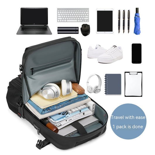 Mochila de Viaje de Gran Capacidad para Hombre con Compartimento para Laptop Impermeable - Image 3