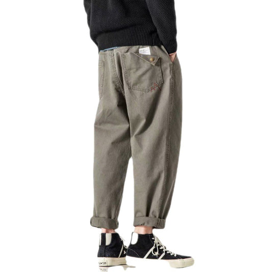 Overoles Retro Talla Grande para Hombre - Estilo Suelto y Versátil - Image 2