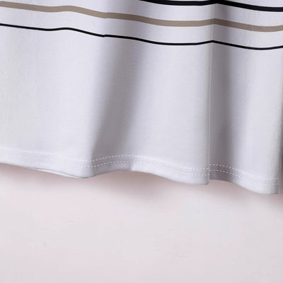 Camiseta Manga Corta a Rayas para Hombre - Estilo Business Casual - Image 3