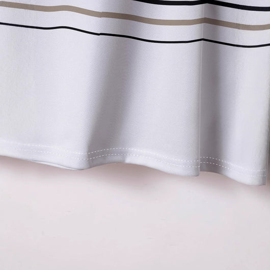 Camiseta Manga Corta a Rayas para Hombre - Estilo Business Casual - Image 3