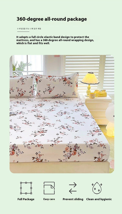 Juego de Sábana Ajustable y Funda de Almohada Estampada en Fibra Sintética - Image 21