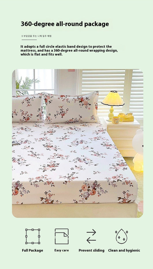 Juego de Sábana Ajustable y Funda de Almohada Estampada en Fibra Sintética - Image 21