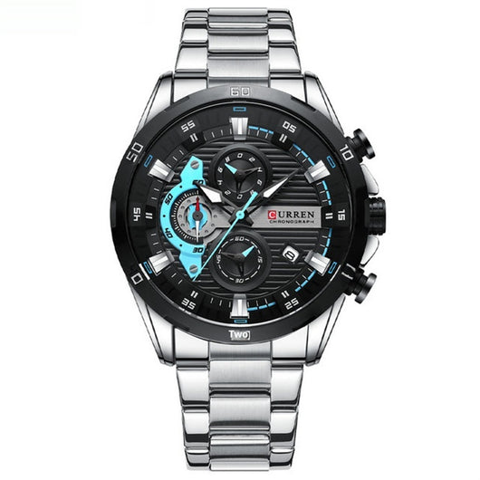 Reloj de Motociclista Acero Inoxidable Seis Manecillas - Image 8