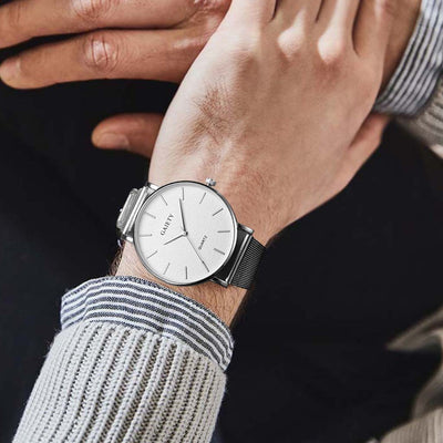 Reloj Casual de Acero para Hombre con Pulsera de Malla - Image 20