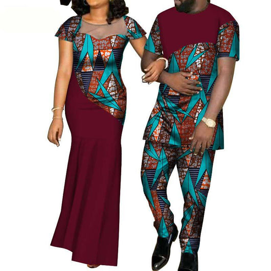 Conjunto de Traje a Juego en Algodón con Estampado Batik - Image 19
