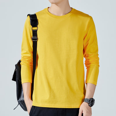 Camiseta Manga Larga Básica de Algodón para Hombre - Image 10