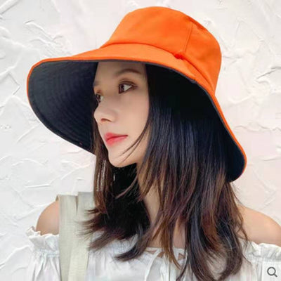 Sombrero Reversible de Ala Ancha Transpirable para el Sol - Image 12