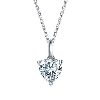 Collar Colgante Moissanite en Forma de Pera - Plata 9 Quilates - Image 11