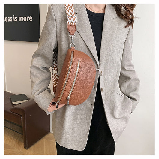 Bolso Bandolera de Gran Capacidad con Correa Ancha - Image 19