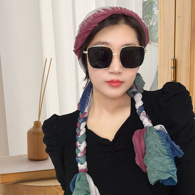 Pañuelo Tejido a Mano con Trenza para Niñas - Accesorio de Moda Delgado - Image 19