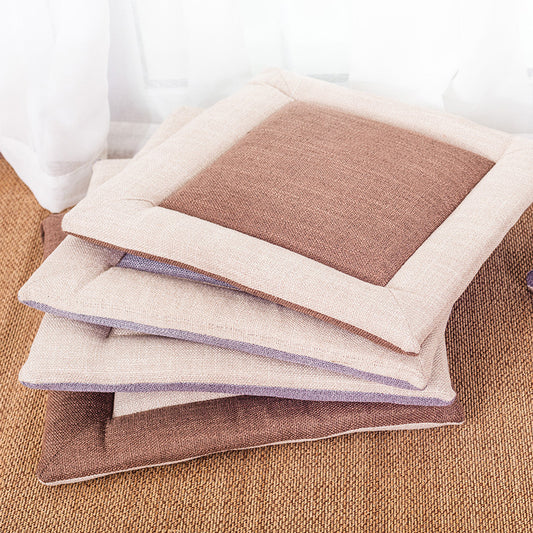 Silla de Comedor Four Seasons con Cojín Antideslizante y Correas de Lino