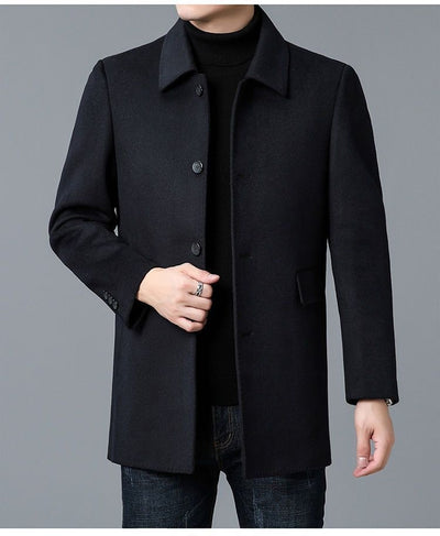 Abrigo de Lana Reversible para Hombre - Uso Todo el Año - Image 8