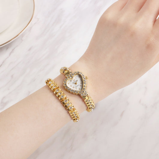Reloj de Mujer Personalizado con Diamantes y Corazón de Rhinestones - Image 11